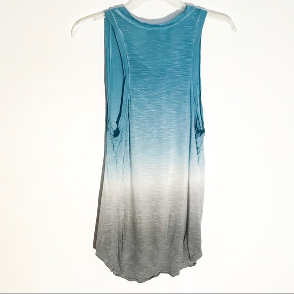 Young Fabulous & Broke Ombré Racerback Tank Large - Picture 2 of 4